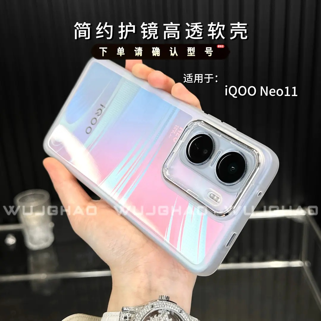 自带镜头膜硅胶软壳适用iqooneo