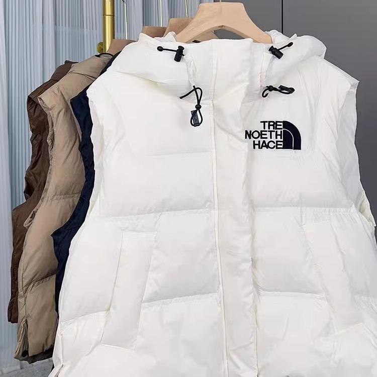 ROUMIKL重磅欧货秋冬新款无袖服马甲外套女短款休闲百搭连帽保暖