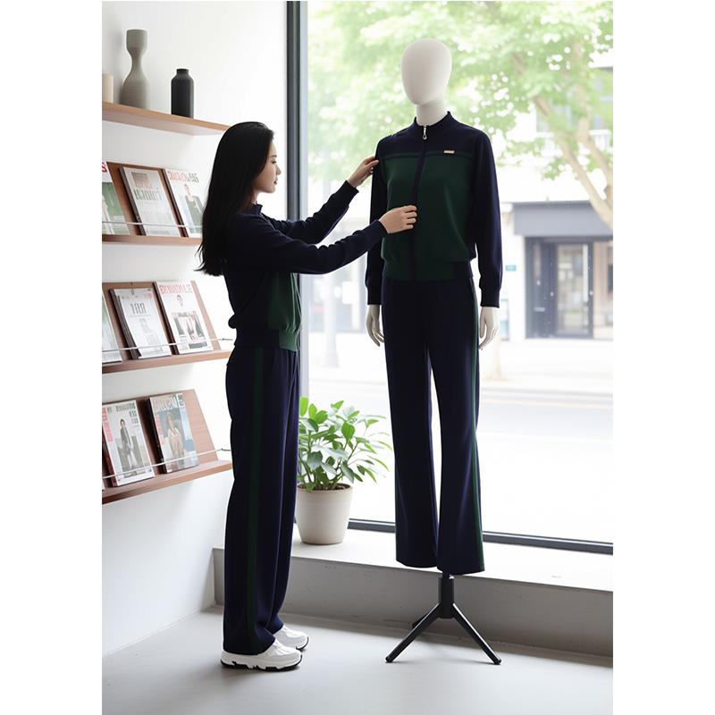 ROUMIKL早秋穿搭一整套高级感超火时尚气质休闲运动套装女春季新