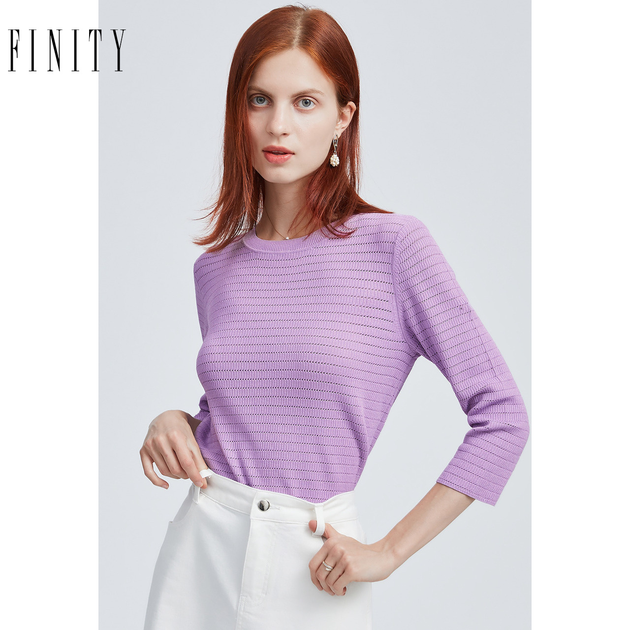 简约休闲针织衫 夏季新品