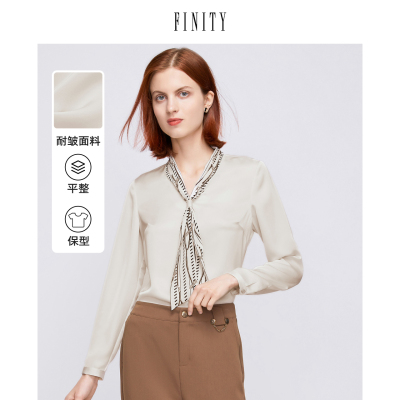 秋季雪纺衫FINITY设计感