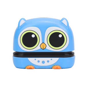 挂链儿童衣物印章水晶萌宠猫头鹰名字姓名幼儿园防水熊猫钥匙扣可爱卡通不褪色小学生宝宝衣服定做校服印字带