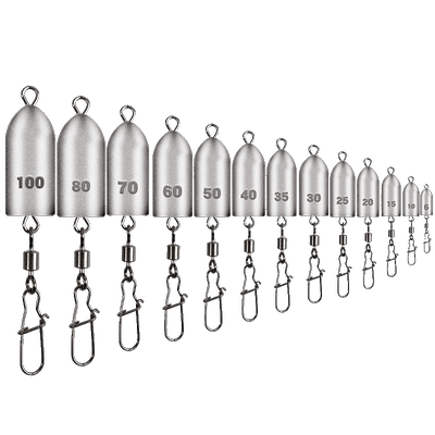 裴钓子弹铅坠路亚配件连体美式