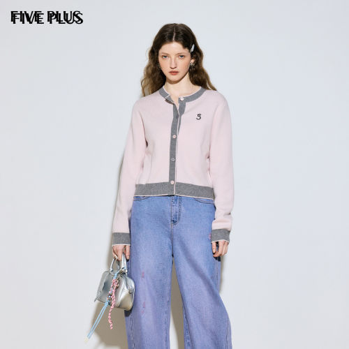 FIVEPLUS简约针织开衫