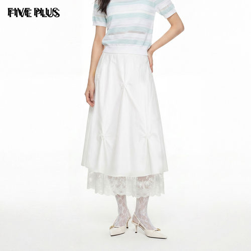 FIVEPLUS甜美风日常半身裙