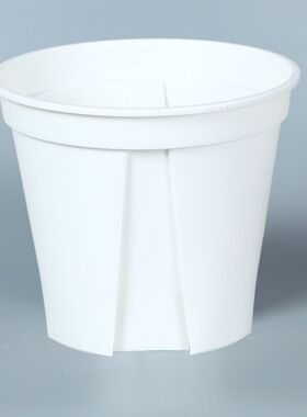 加厚白色控根盆 塑料花盆 加仑方圆形花盆 透气性强 有木有花