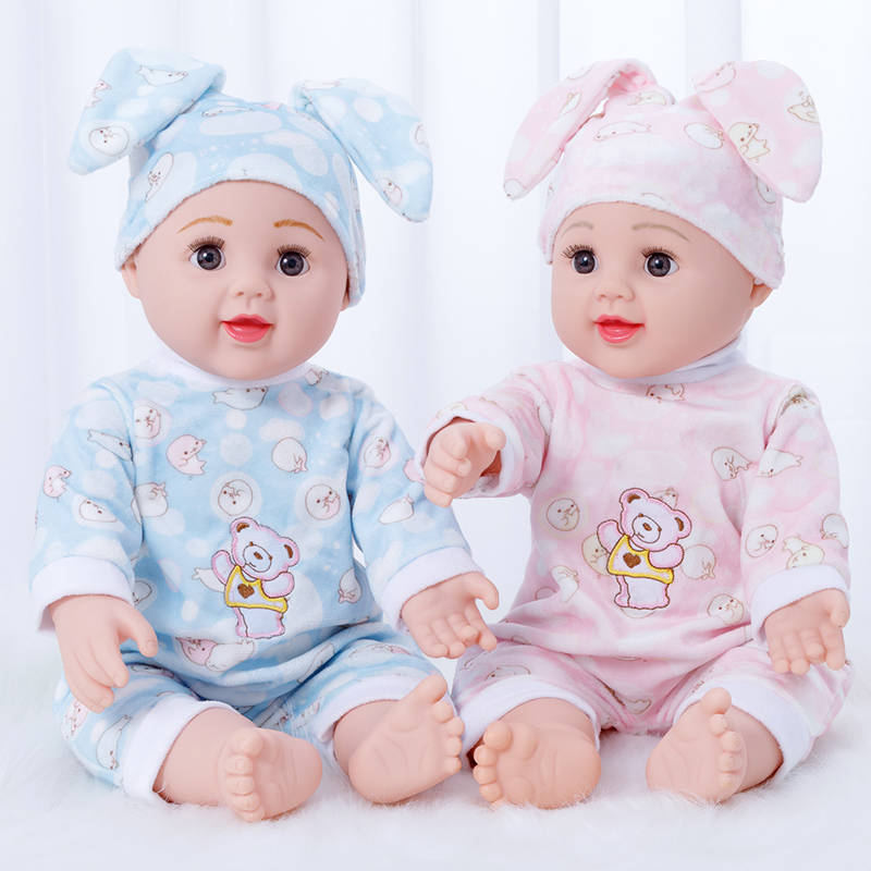 嘿喽芭比洋娃娃会说话仿真安抚宝宝睡眠婴儿童全软胶男女孩玩具 Изображение 1 嘿喽芭比洋娃娃会说话仿真安抚宝宝睡眠婴儿童全软胶男女孩玩具 Изображение 1