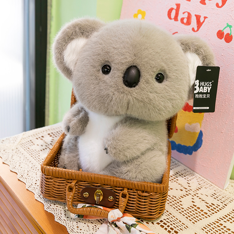 礼物可爱考拉桌伴摆件毛绒玩具