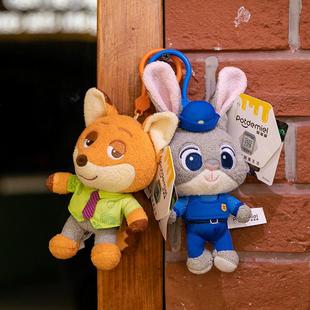 迪士尼疯狂动物城朱迪兔子警官尼克毛绒玩具玩偶公仔Q萌闪电树懒
