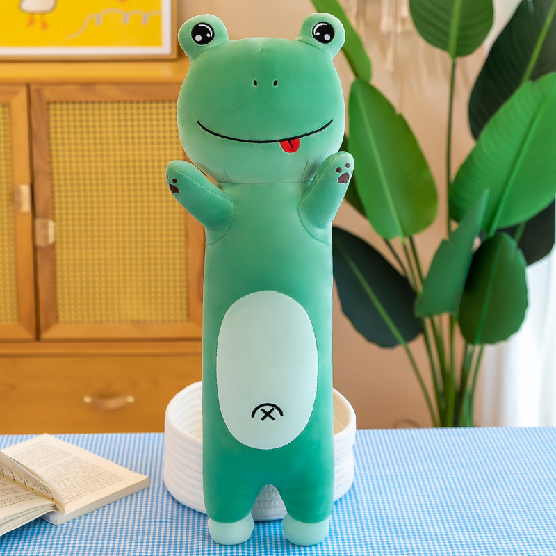 兔子超软睡觉抱枕大m公仔青蛙布娃娃毛绒玩具女孩儿童床上夹腿玩