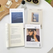 音乐专辑封面高级感英文书拍照道具假书杂志装 饰品摆件 饰书桌面装