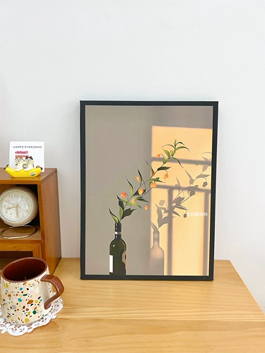 INS Screengy Shadow Shadow Creaters Series маленькая свежая и свежие северные литературные нишевые мужчины теплые висящие рисовать крыльца декоративные картины