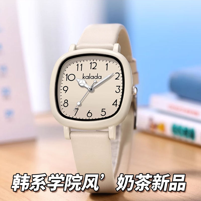 手表学生女款考试高颜值韩系学院风专用高中初中女生2024新款机械
