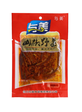 与美四川休闲零食80g山椒