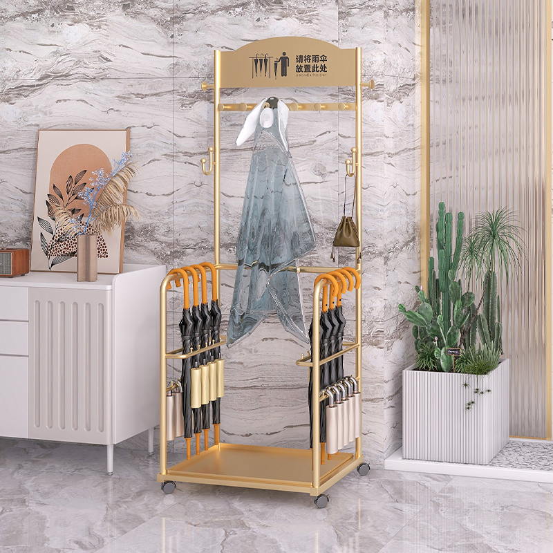 热卖1万+可加LOGO雨伞雨衣收纳架