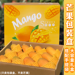 芒果包装盒礼盒凯特芒澳芒水仙芒贵妃芒10斤装空盒子支持定制logo