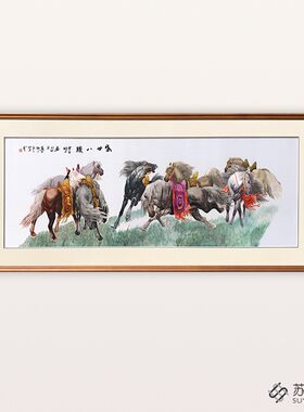 成品手工苏绣礼品书房苏州刺绣