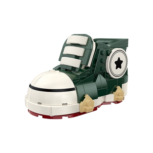 多功能拼装积木鞋创意拼搭潮玩运动篮球鞋模型摆件玩具男孩子礼物