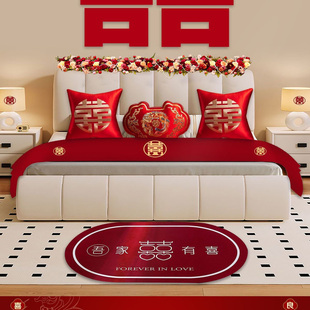 结婚床头仿真花装饰婚房布置客厅沙发餐桌花艺摆件婚礼新房布置