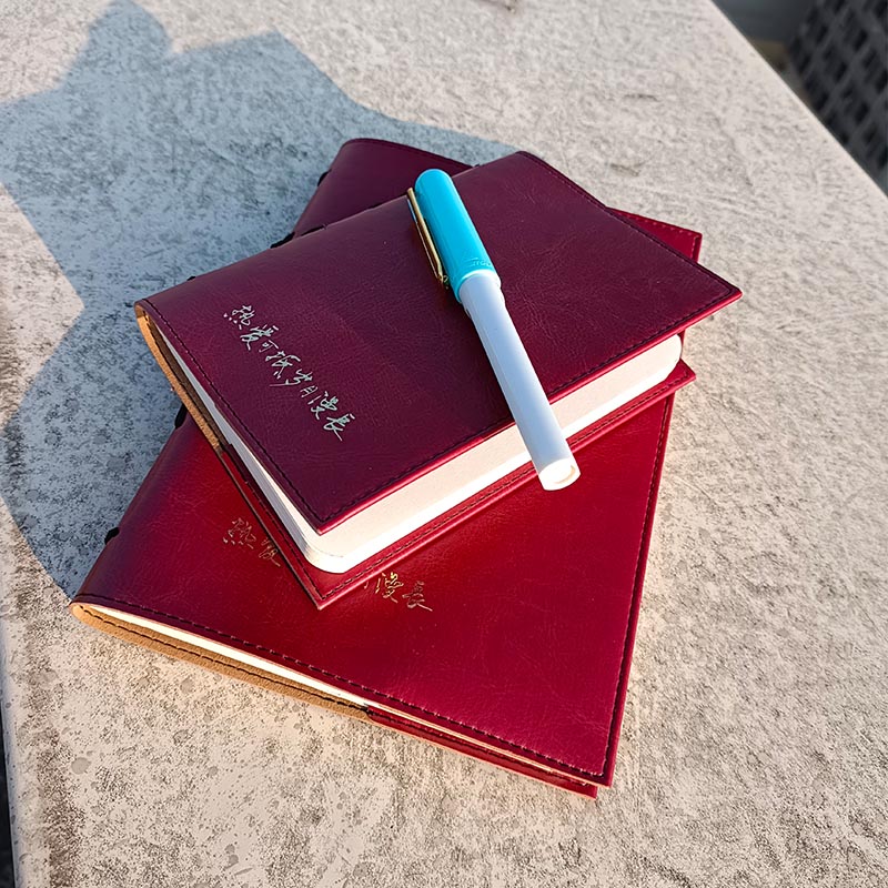 行包邮创意文具鹿先森手帐本简约笔记本子大学生日记本a5a6皮面手账本记事本可定制LOGO英范文具