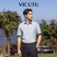 舒适凉爽商务休闲百搭半袖 VICUTU威可多男士 衬衣 夏季 款 短袖 衬衫