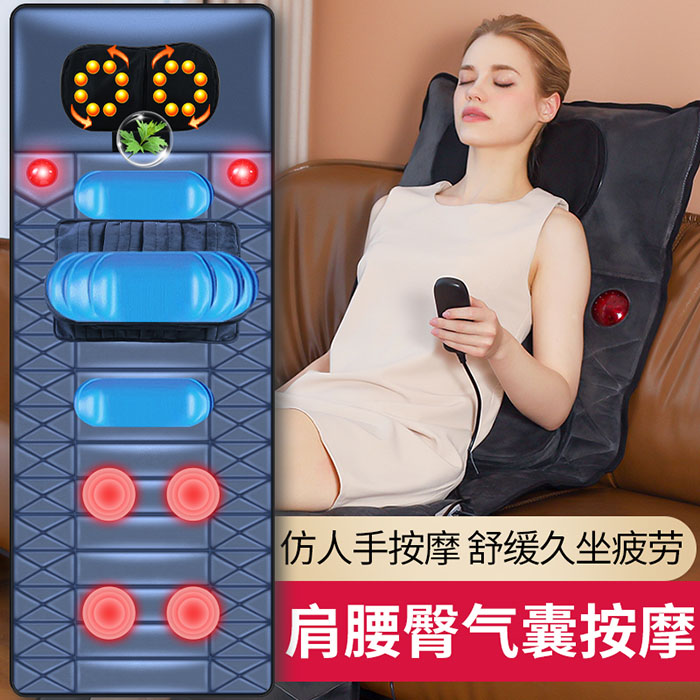 杰卡奇按摩靠垫多功能全身电动按摩器背部腰部颈椎仪坐垫椅垫