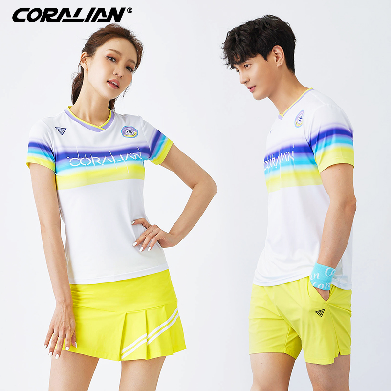 透气速干羽毛球服可莱安短袖