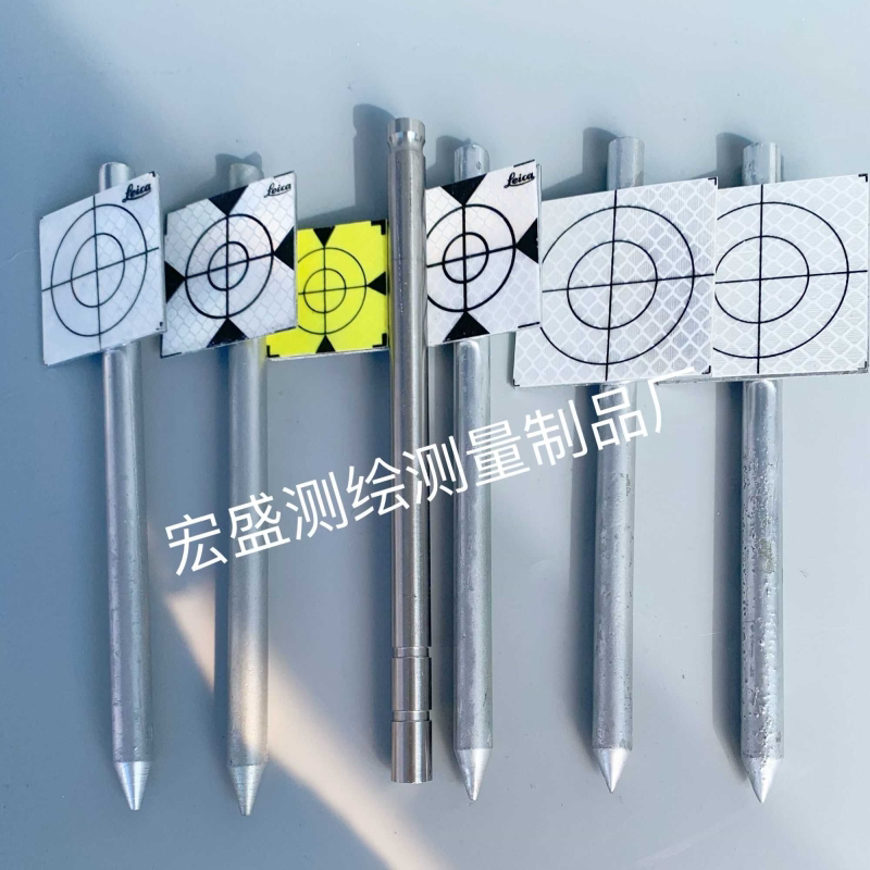 镀锌反射片支架测量预埋件位移标志监测棱镜钻石反光片支架不锈钢