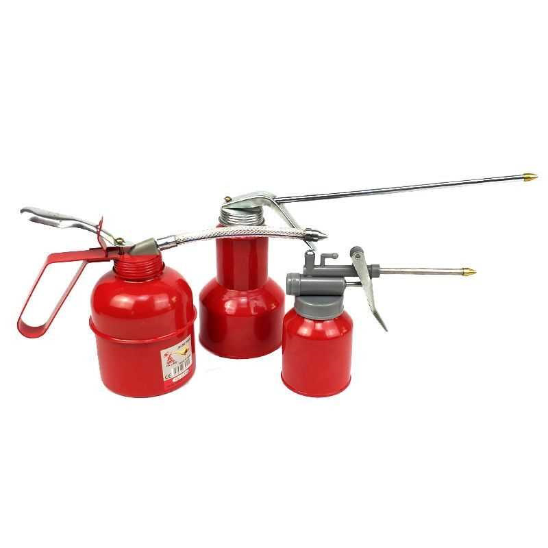 高压机油壶尖嘴机油枪长嘴注油器金属机油壶手动手压式润滑油壶