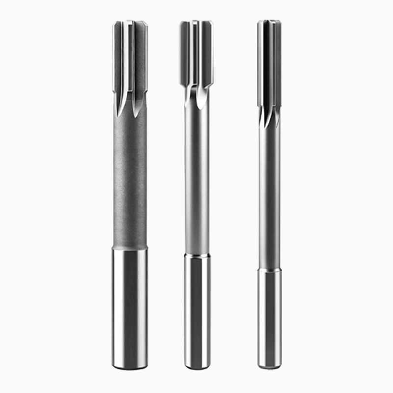 H7机用铰刀直柄白钢加长刃铰刀机用高速钢绞刀高精度铰刀非标铰刀