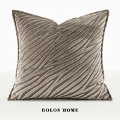 柏洛斯Tree Grain「树纹」现代轻奢深咖色高端抱枕高级感客厅定制