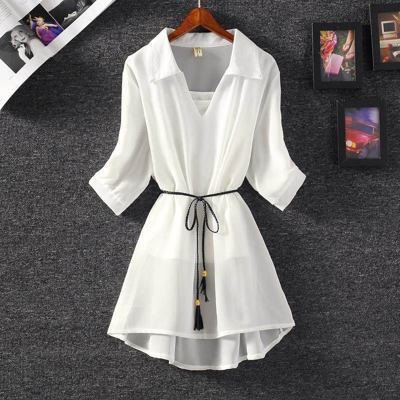 中长款V领短袖雪纺衫吊带裙两件套收腰系带连衣裙夏韩范女士衬衫在类目 户外/登山/野营/旅行用品, 户外服装, 冲锋衣裤, 冲锋衣中 - 来自Buy2taobao.com提供专业的淘宝代购服务