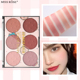 missrose 六色腮红盘显白自然持久哑光裸妆修容胭脂学生晒红