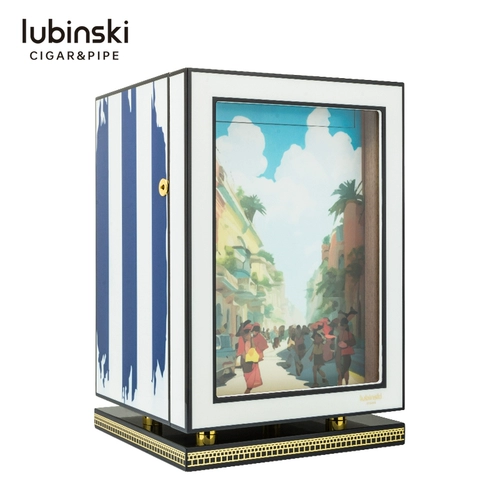 Lubinsk Country Wood Box Fashion Cedar Wood Office Высококачественный амортизированная сигарная коробка