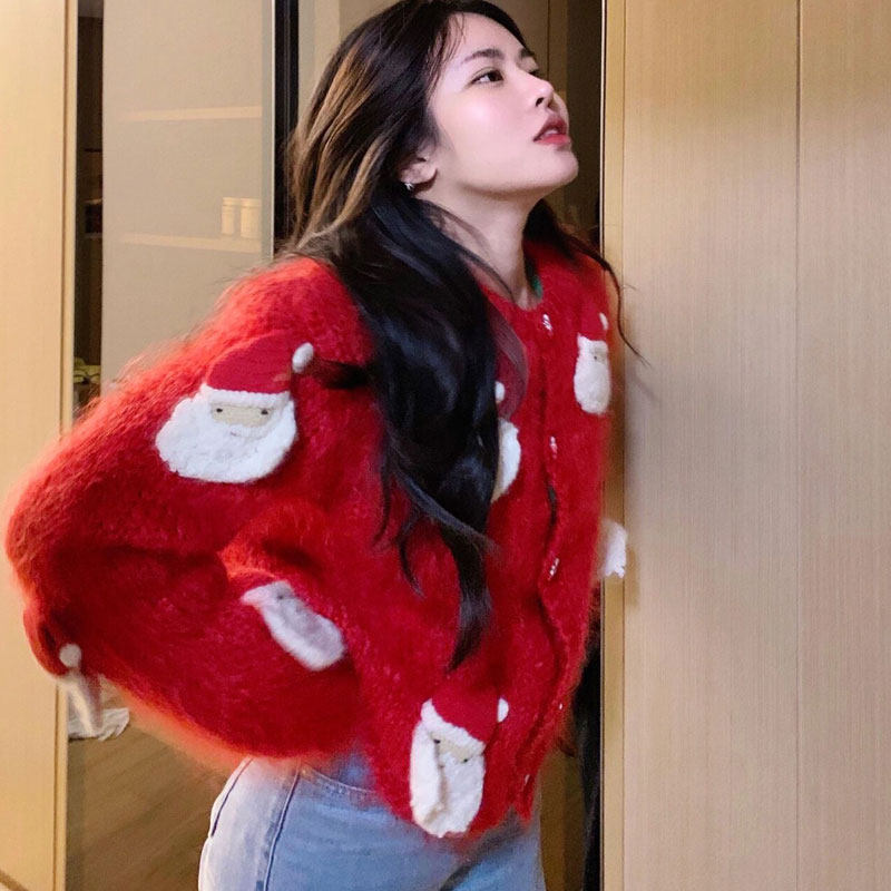 2023秋冬季新款女装爆款时x尚洋C派设计感小众耶诞毛衣外套上衣开,服饰配件/皮带/帽子/围巾,民族特色服配,淘宝优惠券,粉丝福利购,淘宝优惠卷