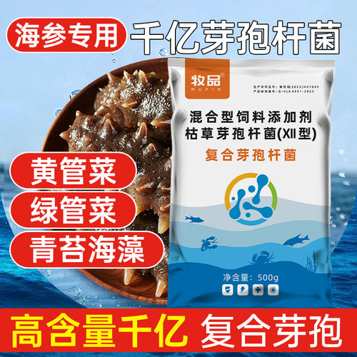 水产海参专用复合千亿芽孢杆菌免发酵改底肥水调水净水降氨氮亚盐