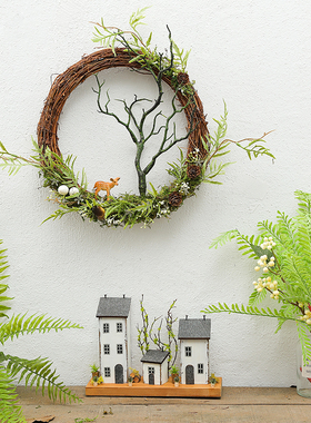 田园风中式农家小院摆件家居幼儿园店铺花园造景装饰街景创意饰品