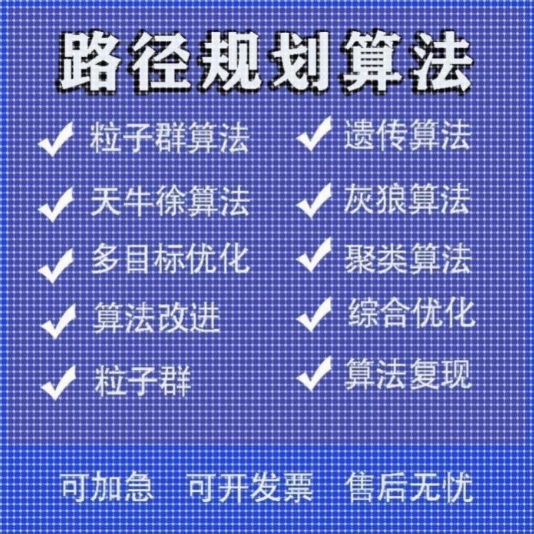 matlab路径规划遗传蚁群粒子群算法代做Python强化学习多目标优化