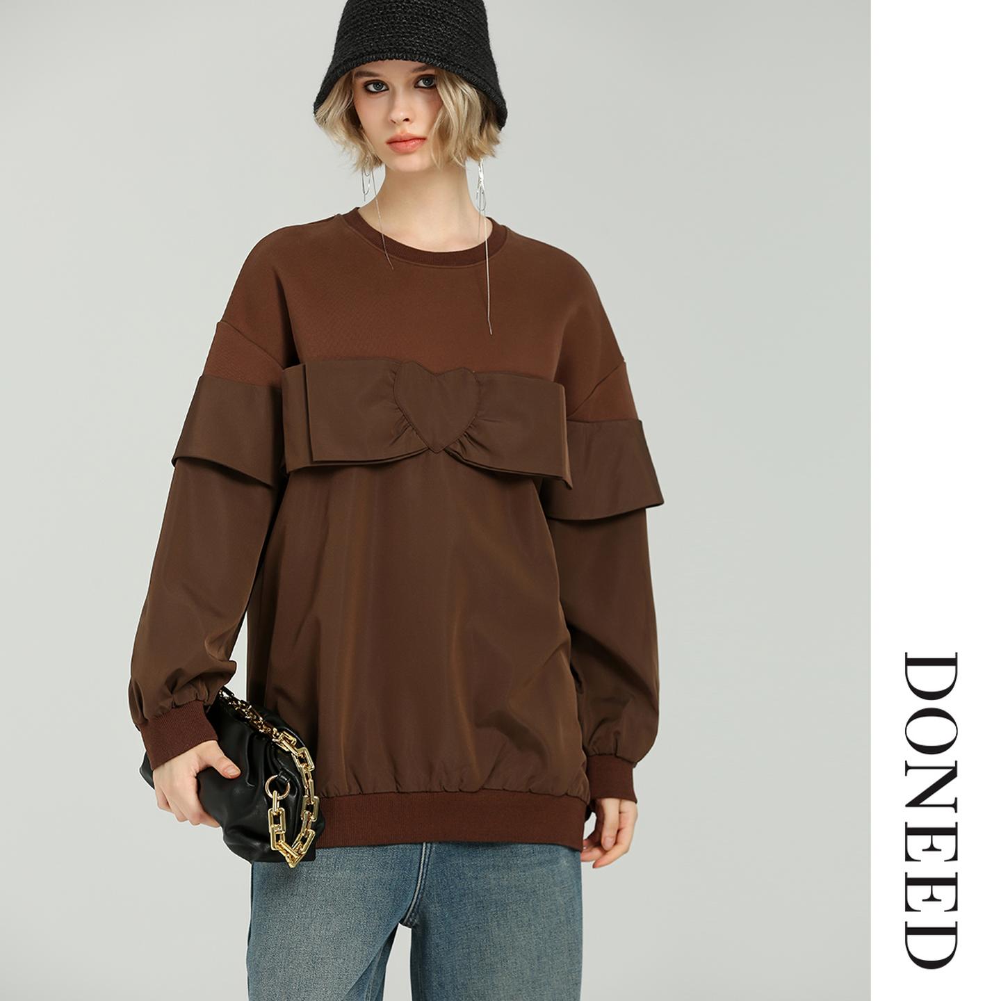 拼接设计感卫衣时尚百搭宽松休闲