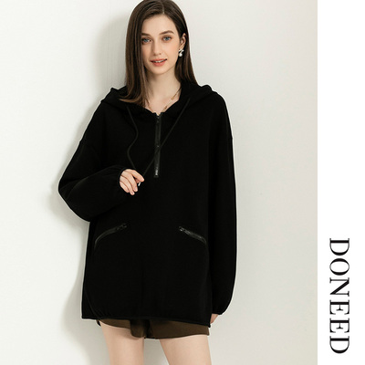 连帽卫衣女宽松休闲连帽上衣