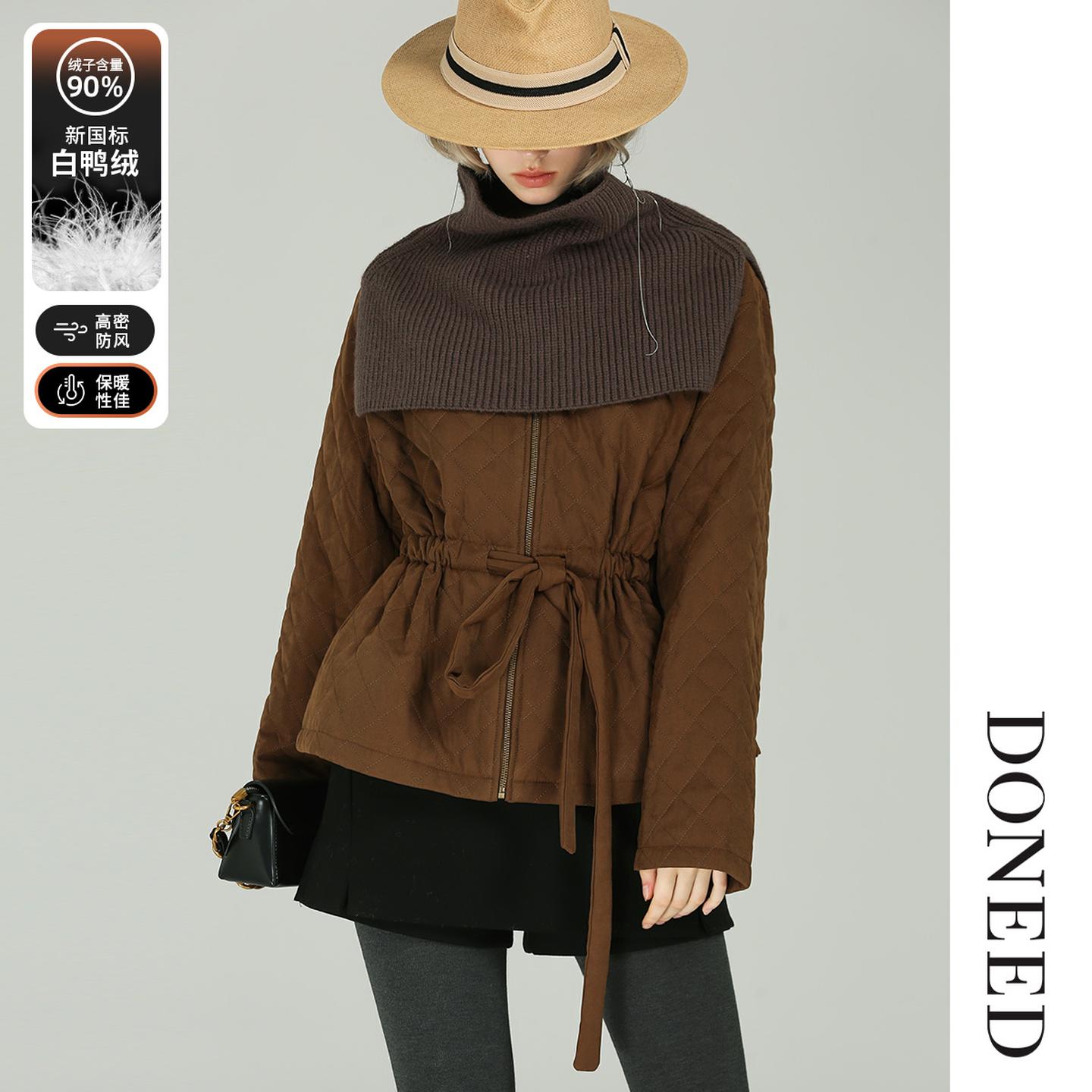 冬季新款设计感绗缝棉服