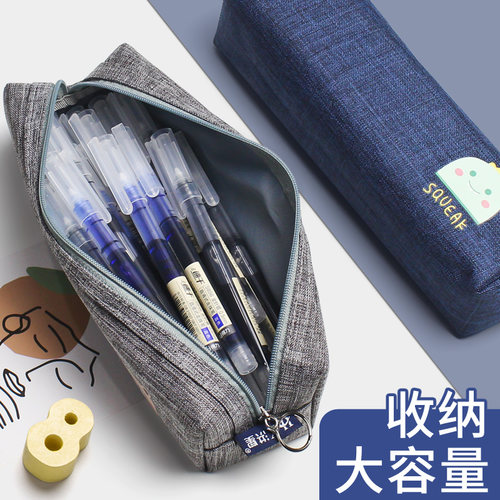 牛津布男孩ins日系复古风笔袋
