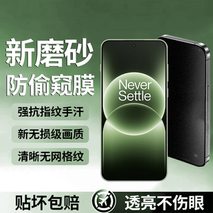 适用一加ace6t钢化膜一加ACE6手机膜新款磨砂防窥一加ace5防爆ace6高清抗指纹一加15全屏覆盖ACE5至尊保护膜