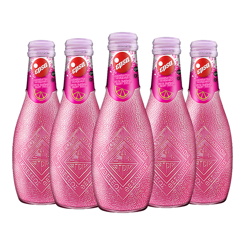 希腊进口varta哇尔塔复合果汁汽水健康饮品高颜值玻璃瓶聚会饮料