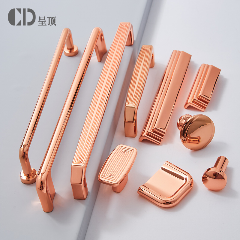 96mm锌合金抽屉柜门法式拉手