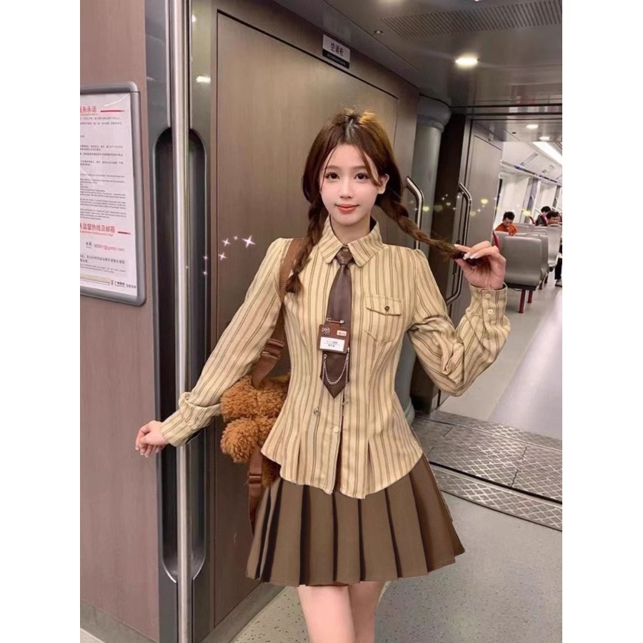 美式复古百搭长袖衬衫