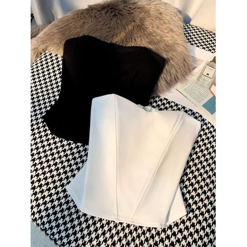 束腰8289现货已出夏季纯色短款