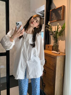 韩系薄款慵懒风宽松衬衣女2026新款夏设计感小众显瘦休闲外搭开衫