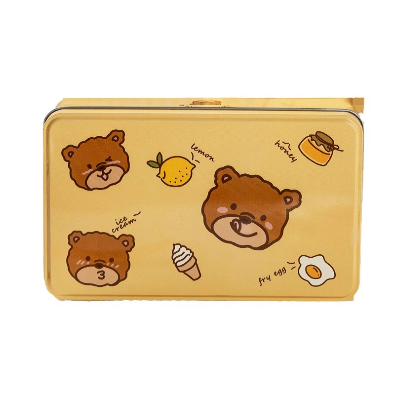 大号饼干盒曲奇包装方形铁盒雪花酥喜糖罐子饼干烘焙收纳马口铁盒