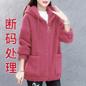 罩衣女加绒加厚小个子外穿冬天围裙法兰绒女士拉链加棉羽绒服烧饭